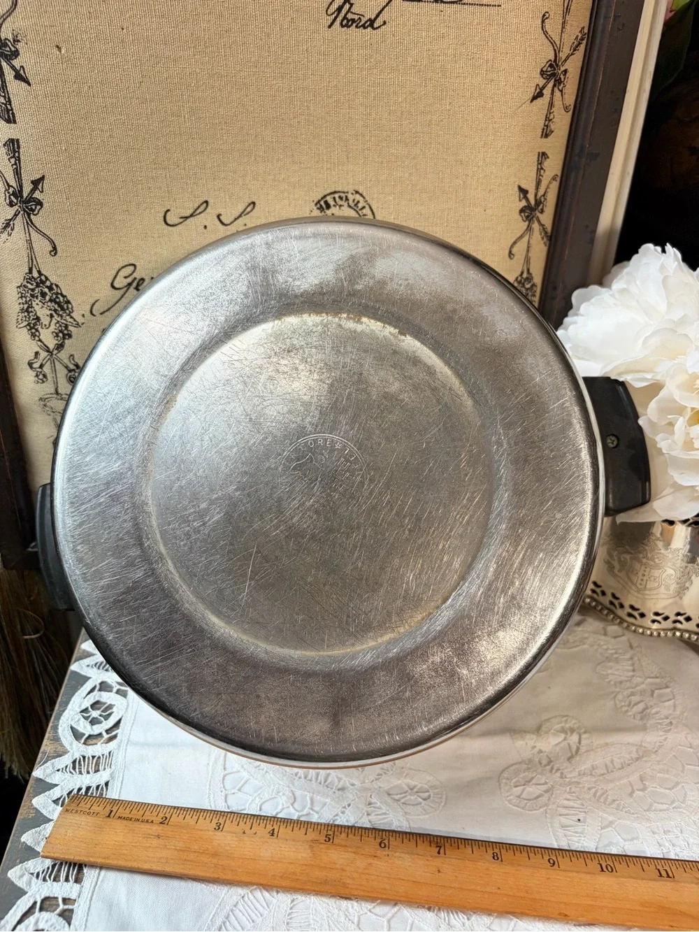 Vintage Revereware copper core stainless steel cookpot large pan